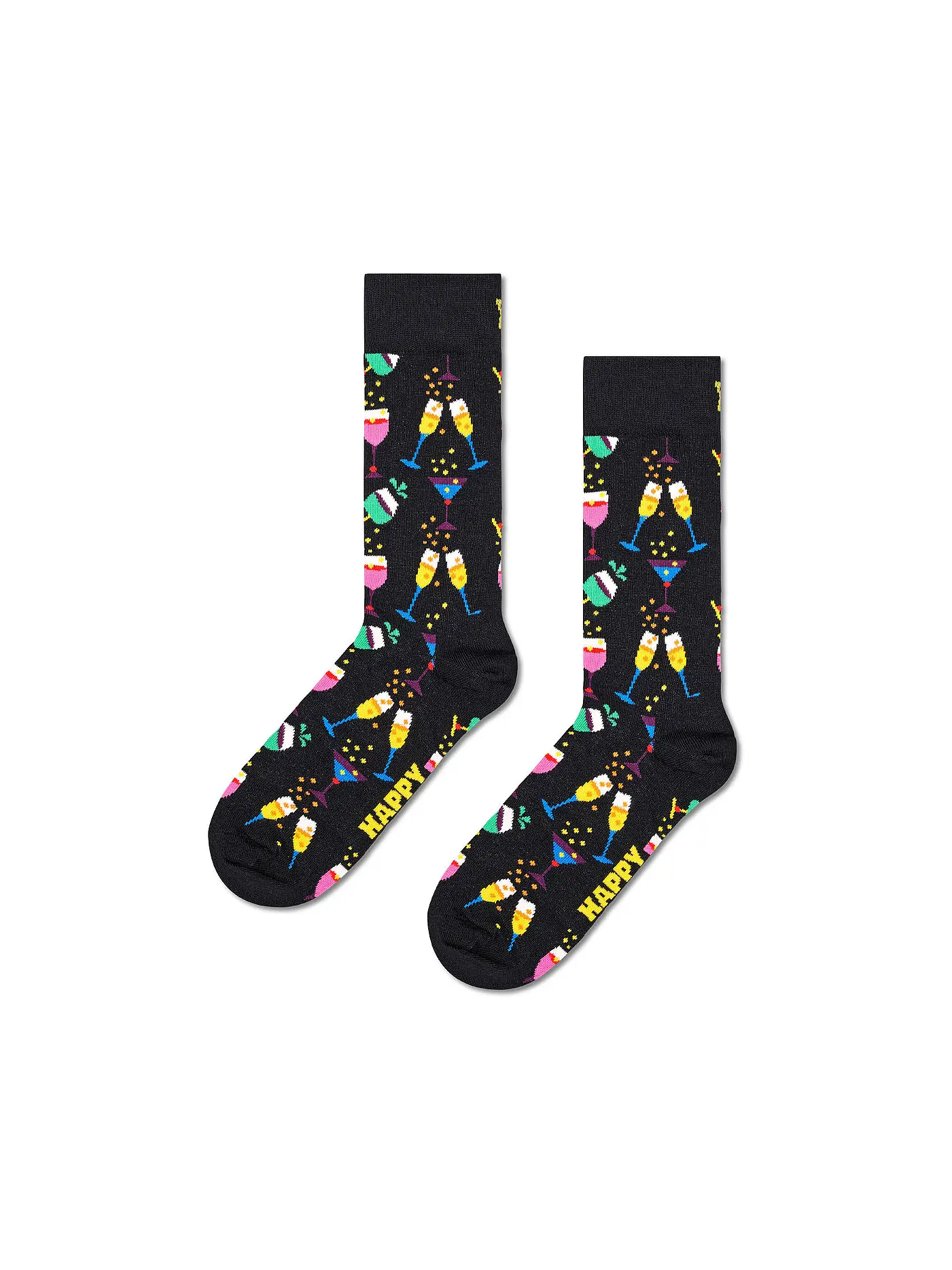 HAPPY SOCKS | Herren Socken CHEERS 41-46 black | 